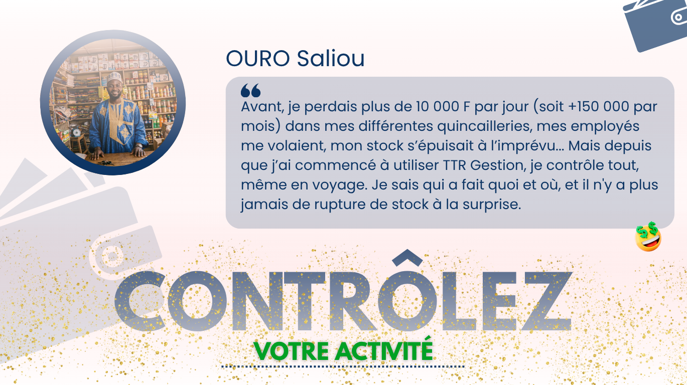 Témoignage OURO Saliou
